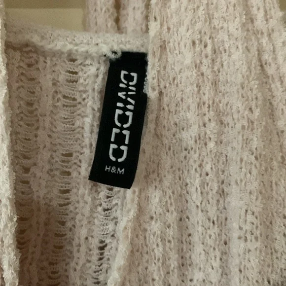 H&M Cream Ribbed Bikini Halter Sweater - Picture 4 of 6